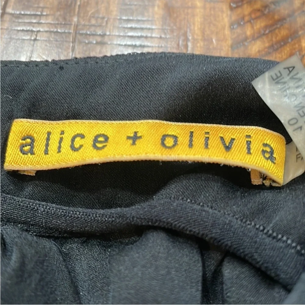ALICE + OLIVIA Mini Black Lace Dress - Picture 11 of 15